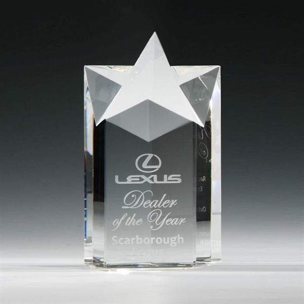 Optical crystal Star award.... from ASI 84592 St Regis Group / R S Owens & Co Inc