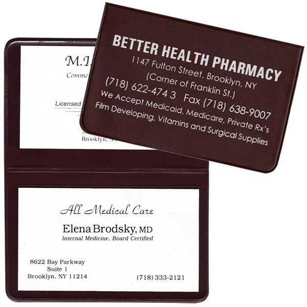 Card Case with 2 clear pockets... from ASI 83770 Royal Industries / The Royal Line