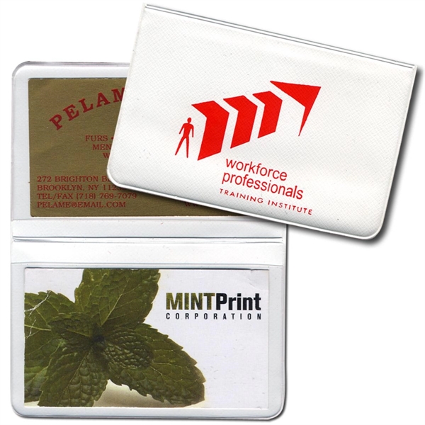 Card Case with 2 clear pockets... from ASI 83770 Royal Industries / The Royal Line