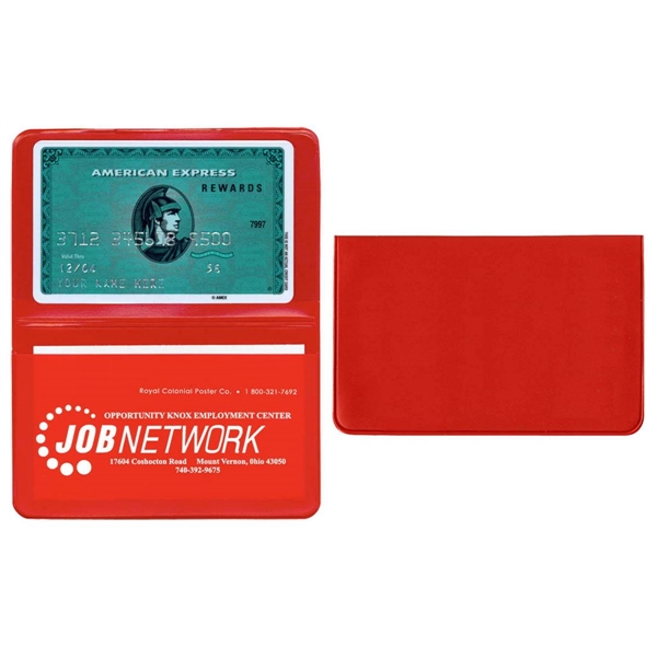 Card case with 1 clear pocket.... from ASI 83770 Royal Industries / The Royal Line