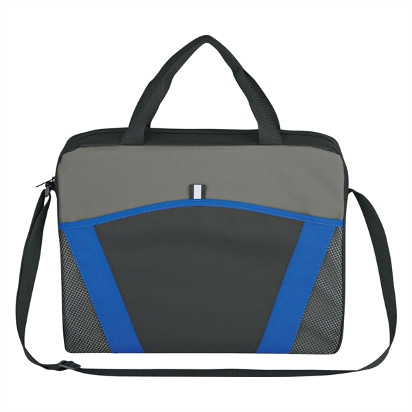 Messenger brief with large front pocket and adjustable shoulder strap.... from ASI 61125 Hit Promotional Products / Hit®