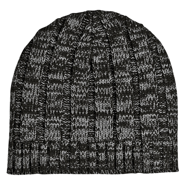 Knit Heathered Beanie Cap 100% Acrylic One Size Fits All Comes... from ASI 61125 Hit Promotional Products / Hit®