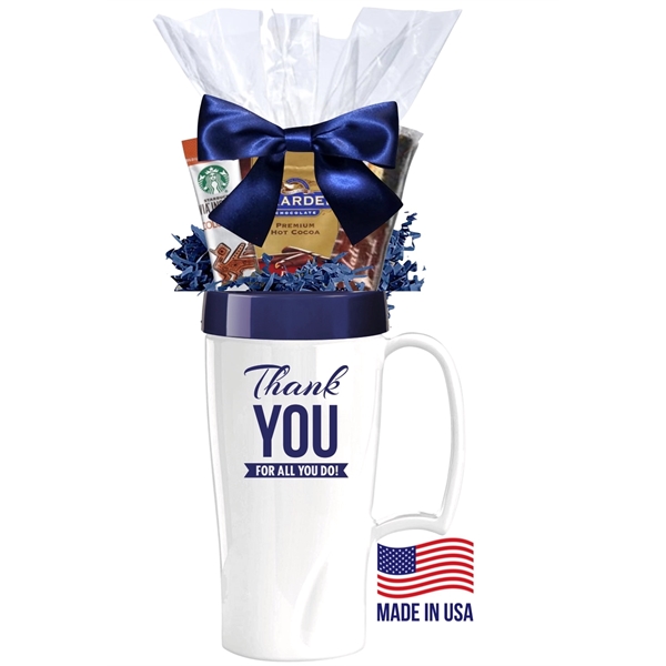 USA Made Acrylic Tumbler with Starbucks Coffee Stick, Ghirardelli Cocoa and... from ASI 89971 Stuff A Mug