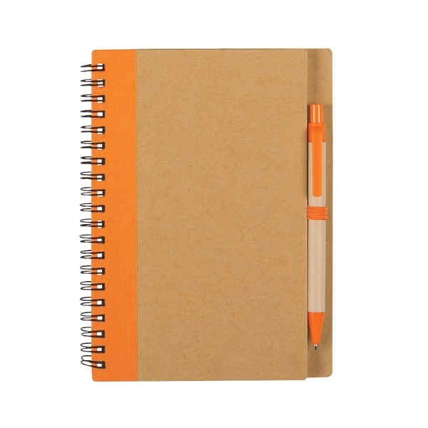 Eco spiral notebook and pen.... from ASI 61125 Hit Promotional Products / Hit®