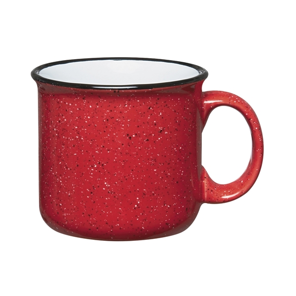 15 oz. ceramic campfire mug with retro granite design.... from ASI 61125 Hit Promotional Products / Hit®