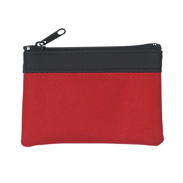 Zippered coin pouch made of combo: PVC and 600 Denier polyester.... from ASI 61125 Hit Promotional Products / Hit®