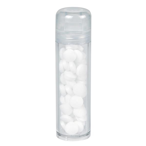 Sugar-free peppermints (approx. 50) in a flip-top container... from ASI 61125 Hit Promotional Products / Hit®
