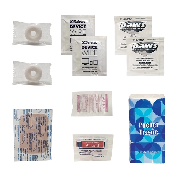 Trade show and first aid kit in 6" x 5.25" resealable... from ASI 88060 Snugz/USA Inc / SnugZ USA®