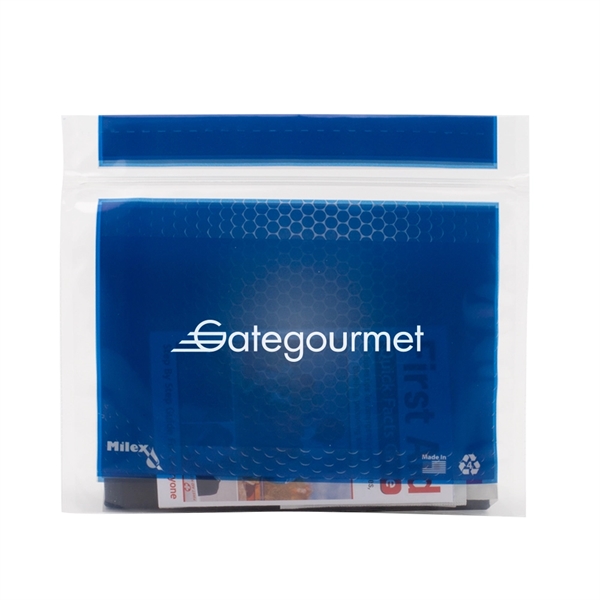 Trade show and first aid kit in 6" x 5.25" resealable... from ASI 88060 Snugz/USA Inc / SnugZ USA®