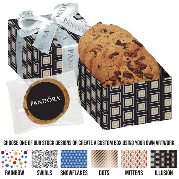 Gourmet gala cookie box with 3 chocolate chunk cookies.... from ASI 71685 Midnite Snax®