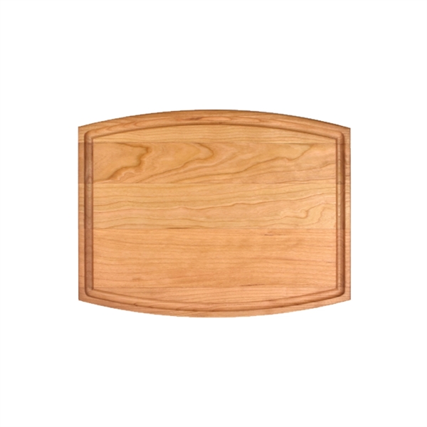 9" x 12 3/4" x 3/4" cherry wood butcher's block with... from ASI 74601 Calico