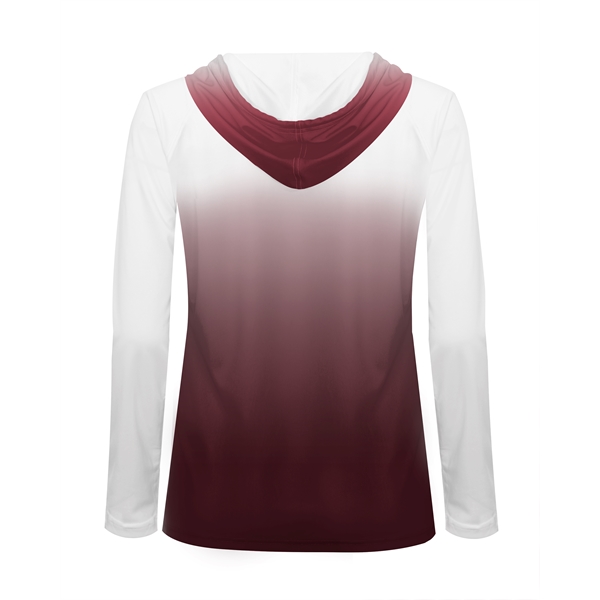 Ombre hood women's tee.... from ASI 37461 Augusta Sportswear