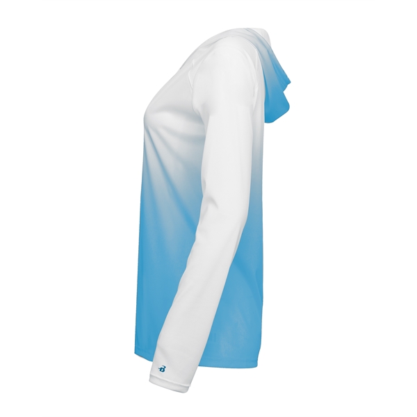 Ombre hood women's tee.... from ASI 37461 Augusta Sportswear