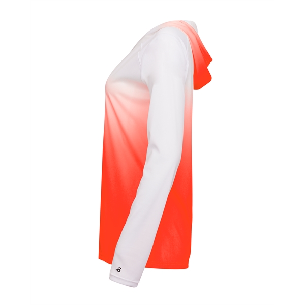 Ombre hood women's tee.... from ASI 37461 Augusta Sportswear