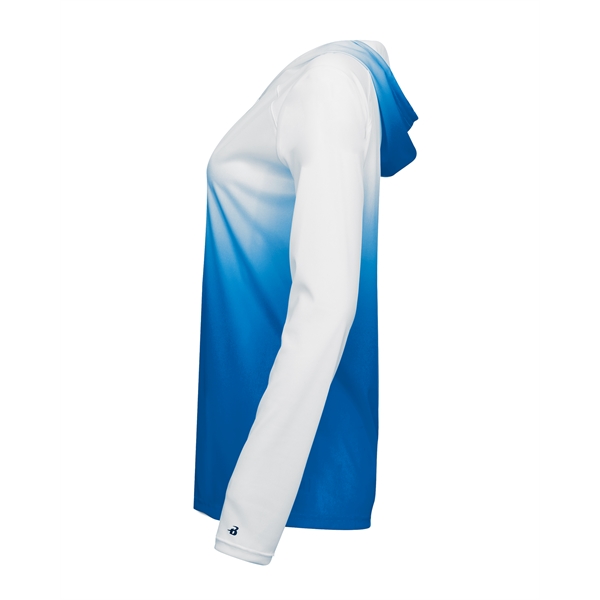 Ombre hood women's tee.... from ASI 37461 Augusta Sportswear