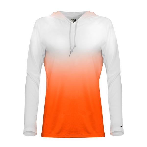 Ombre hood women's tee.... from ASI 37461 Augusta Sportswear