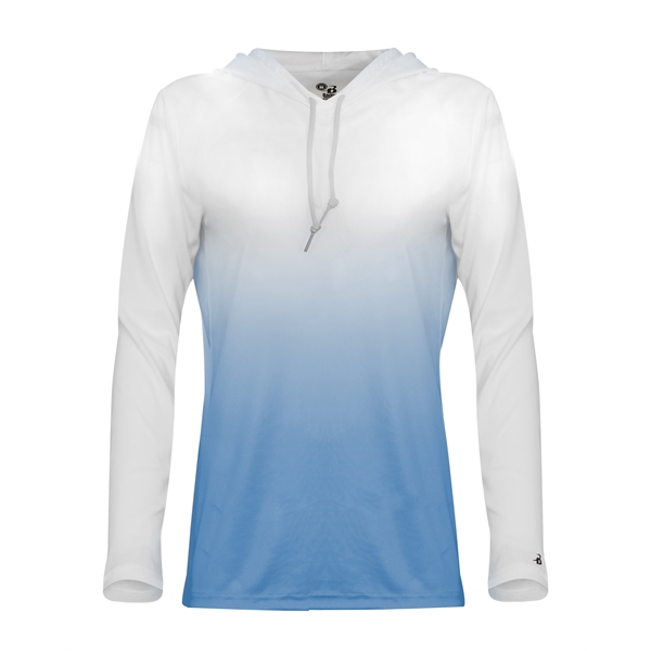 Ombre hood women's tee.... from ASI 37461 Augusta Sportswear