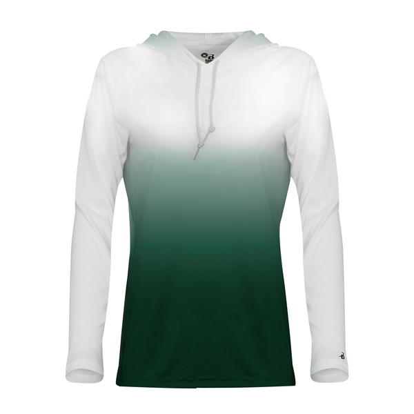 Ombre hood women's tee.... from ASI 37461 Augusta Sportswear