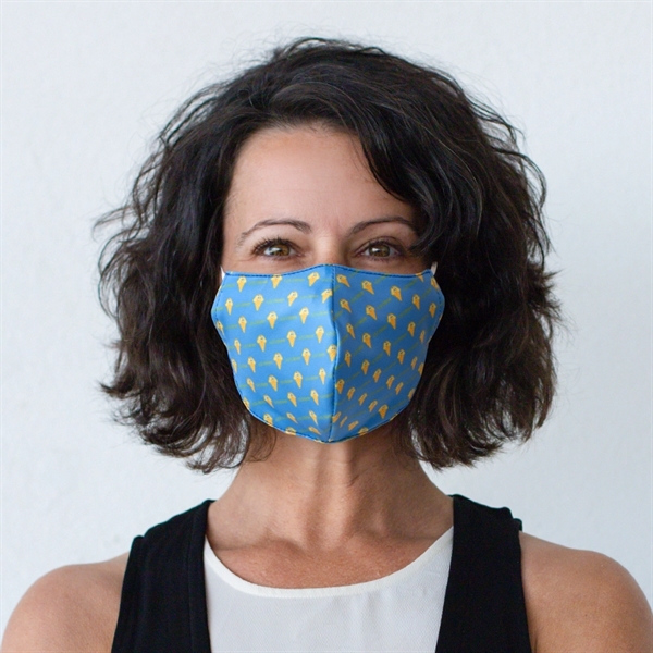 Reusable polyester facemask with choice of liner.... from ASI 36558 Aprons, Etc.