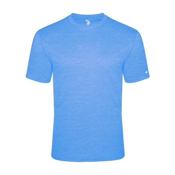 T-shirt with double-needle hem, Badger heat seal logo on left sleeve.... from ASI 37461 Augusta Sportswear