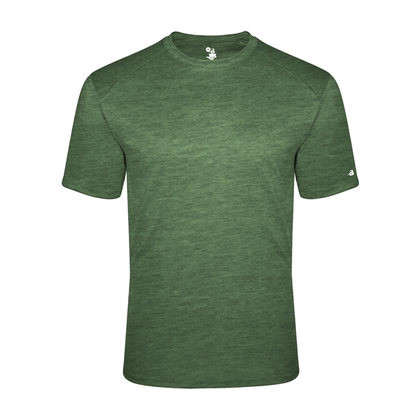 T-shirt with double-needle hem, Badger heat seal logo on left sleeve.... from ASI 37461 Augusta Sportswear