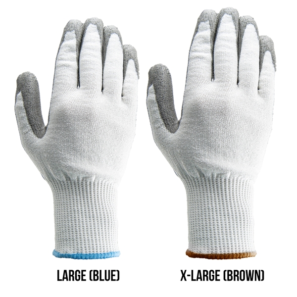 Cut resistant palm dipped gloves... from ASI 62192 Illinois Glove Co / Honest Abe®