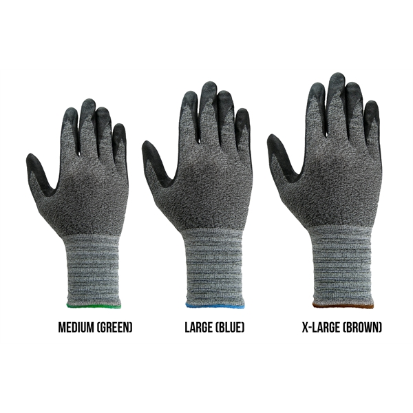 Touchscreen palm dipped work gloves.... from ASI 62192 Illinois Glove Co / Honest Abe®