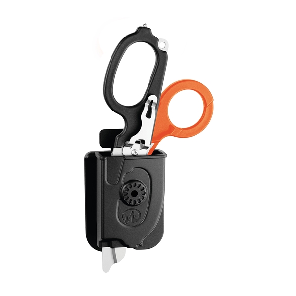 Multifunctional folding medical shears that include strap cutter, ruler, oxygen tank... from ASI 46170 Compass Industries Inc