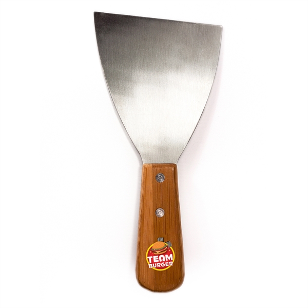 Grill scraper with stainless steel blade and bamboo wooden handle... from ASI 99030 Zipline / Zipline®