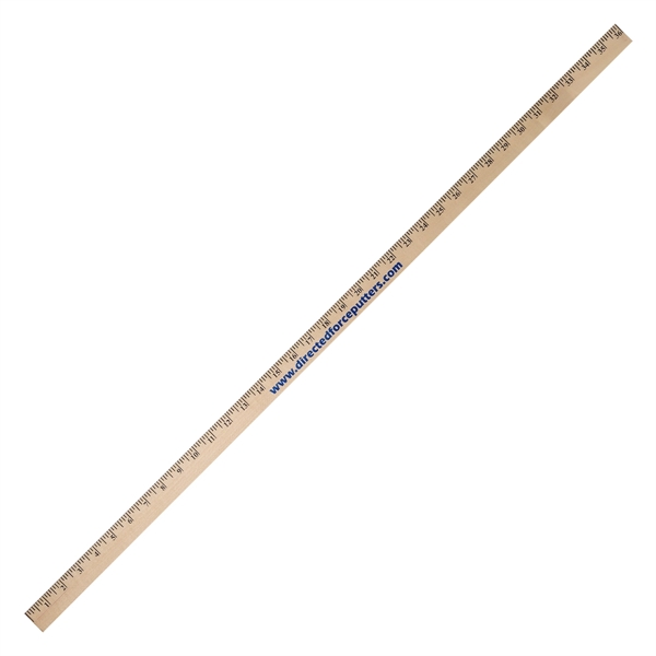 Clear lacquered yardstick made in the USA with the English scale.... from ASI 61125 Hit Promotional Products / Hit®