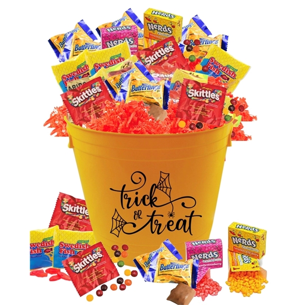 Drop shipped Jumbo Halloween Candy Basket, wrapped and ready to go.... from ASI 89971 Stuff A Mug