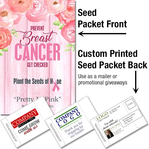 Mailable Seed Packet - Custom Printed Back... from ASI 46719 Corner Lot Marketing Inc / CLMPromotions