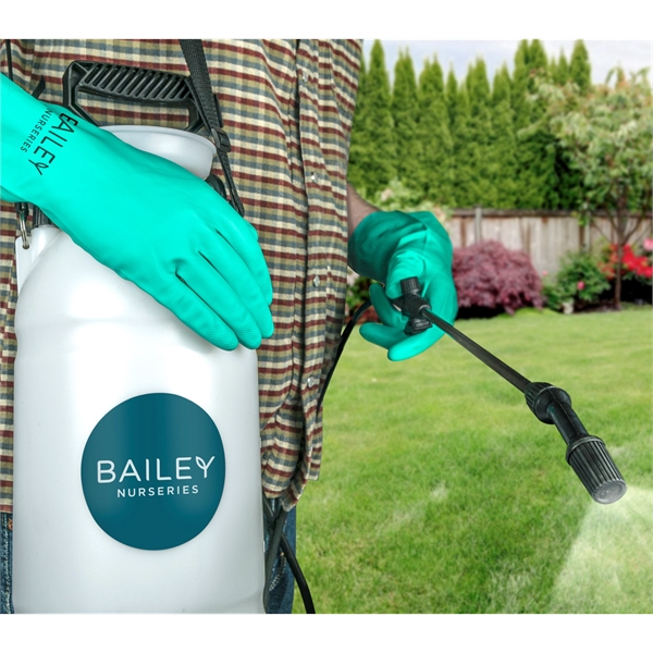 Green nitrile, 15 mil, 13" length gloves with grip palm and... from ASI 62192 Illinois Glove Co / Honest Abe®