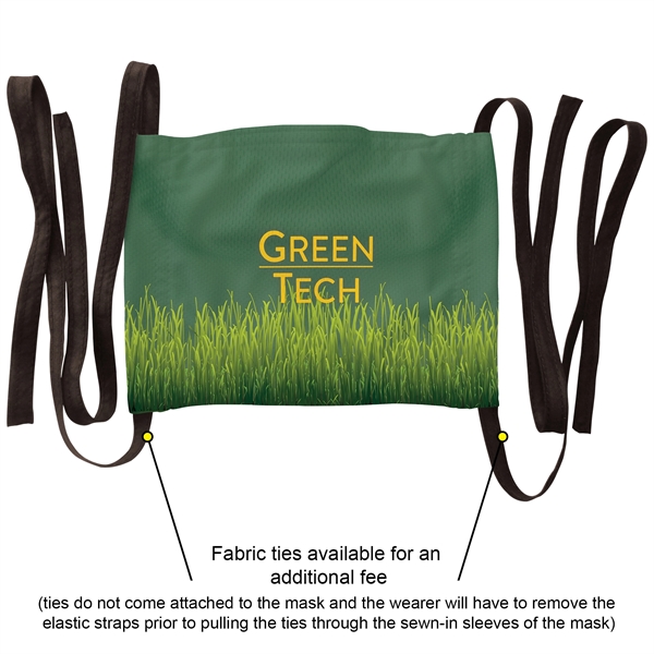 Reusable Custom Microfiber 2ply Face Mask is lightweight, breathable & moisture... from ASI 80228 Quinn