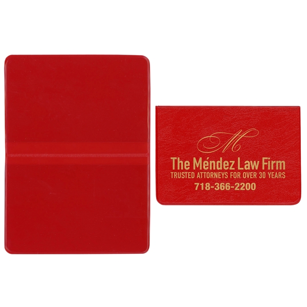 Castillion Softtouch Vinyl Card Case without Metal Corners... from ASI 83770 Royal Industries / The Royal Line