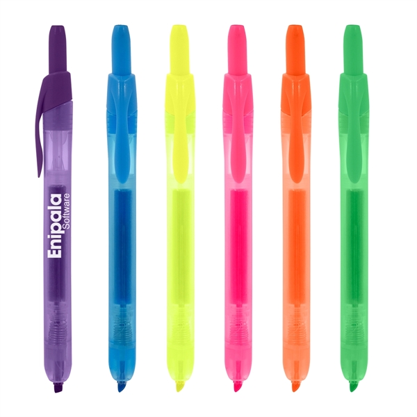Lumi retractable highlighter for taking note of important passages on a... from ASI 61125 Hit Promotional Products / Hit®