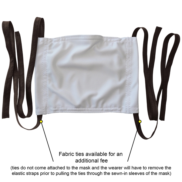 The Microfiber Face Cover is a single ply polyester/spandex microfiber that... from ASI 80228 Quinn