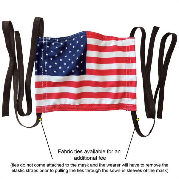 Reusable Microfiber 2ply Face Mask is lightweight, breathable & moisture wicking... from ASI 80228 Quinn