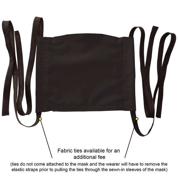 Reusable Premium Fabric 2ply Face Mask is lightweight, breathable & water... from ASI 80228 Quinn