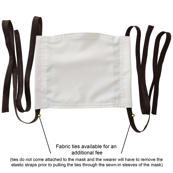 Reusable Premium Fabric 2ply Face Mask is lightweight, breathable & water... from ASI 80228 Quinn