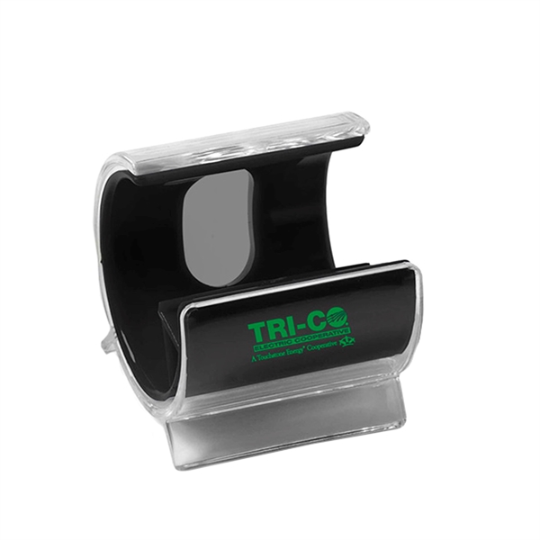 2" x 2 1/4" Contempo acrylic cell phone and device stand.... from ASI 63549 Jornik Manufacturing Corp / Jornik