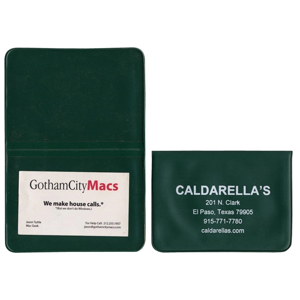 Medium size foldover card case with 2 clear pockets.... from ASI 83770 Royal Industries / The Royal Line