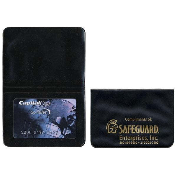 Medium size foldover card case with 2 clear pockets.... from ASI 83770 Royal Industries / The Royal Line