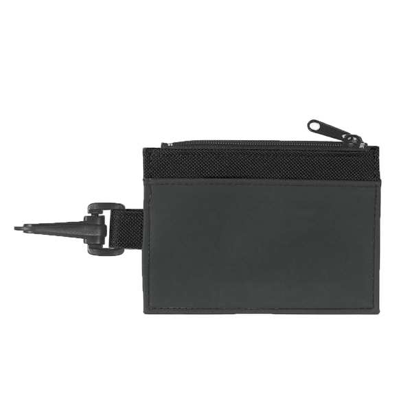 ID holder with zippered compartment and split ring.... from ASI 61125 Hit Promotional Products / Hit®