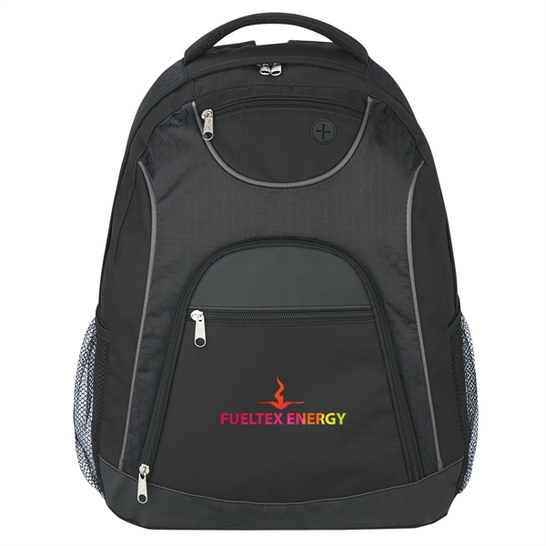Backpack with padded web carrying handle, padded back and inside pocket... from ASI 61125 Hit Promotional Products / Hit®