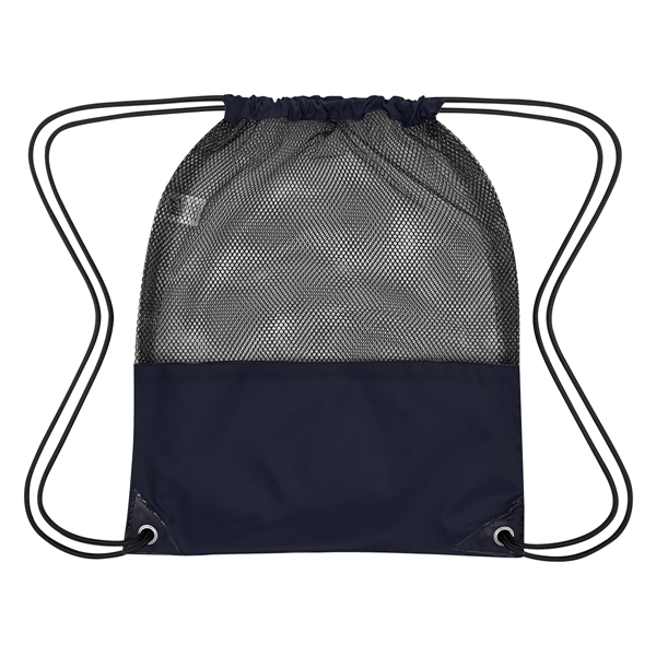 Drawstring mesh sports pack made of 210 denier nylon.... from ASI 61125 Hit Promotional Products / Hit®