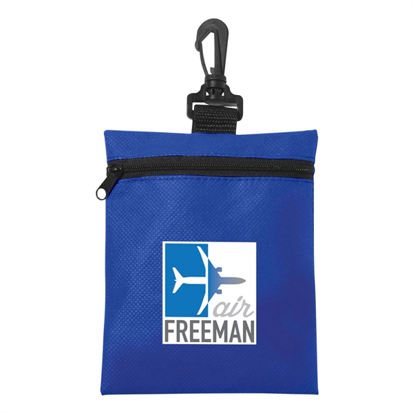 Non-woven zippered pouch.... from ASI 61125 Hit Promotional Products / Hit®