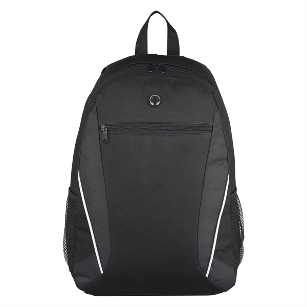 Homerun Backpack. Made of 600 Denier Polyester. Adjustable Shoulder Strap &... from ASI 61125 Hit Promotional Products / Hit®