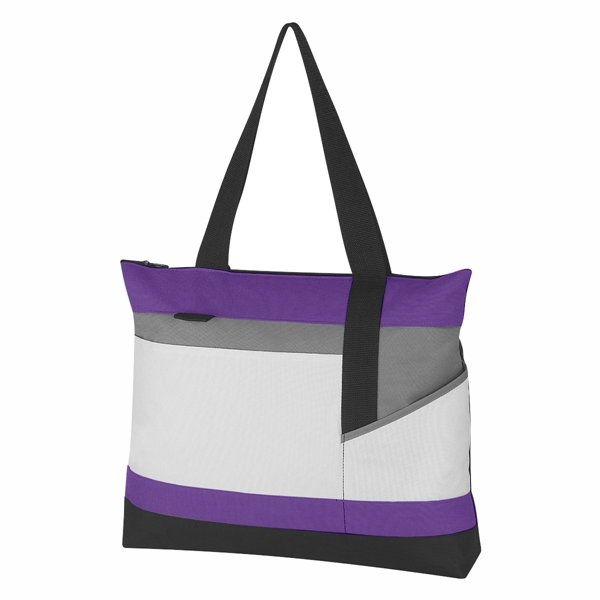 Advantage Tote Bag.  Made of 600 Denier Polyester.  Outside... from ASI 61125 Hit Promotional Products / Hit®