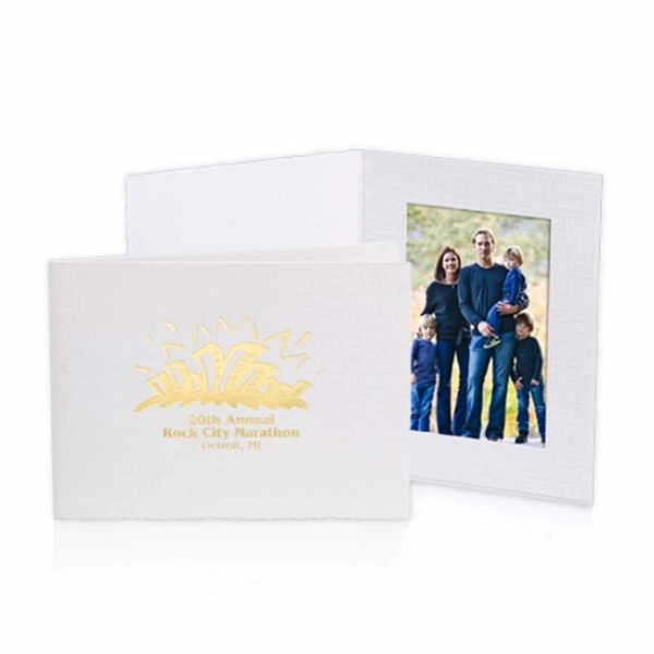 White linen frame with textured rough edge.... from ASI 84592 St Regis Group